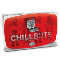 preview thumbnail 3 of 1, Fred Chillbots Red Robot-shaped Ice Cube Tray