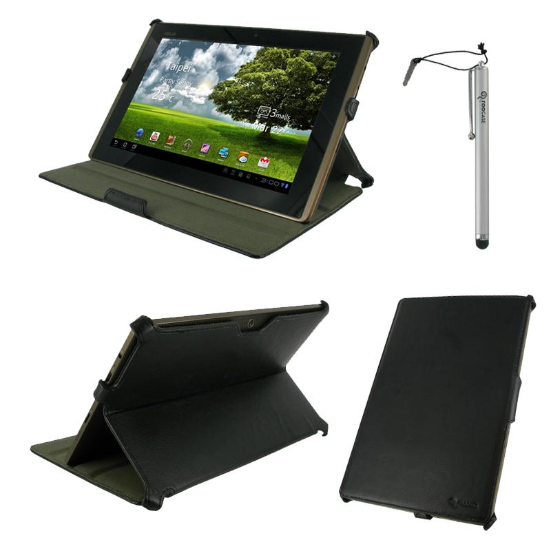 rooCASE Asus EEE Pad Transformer TF101 Leather Folio Case with 