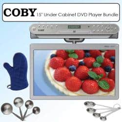 Shop Coby Ktfdvd1560 15 Inch Widescreen Tft Under The Cabinet Dvd
