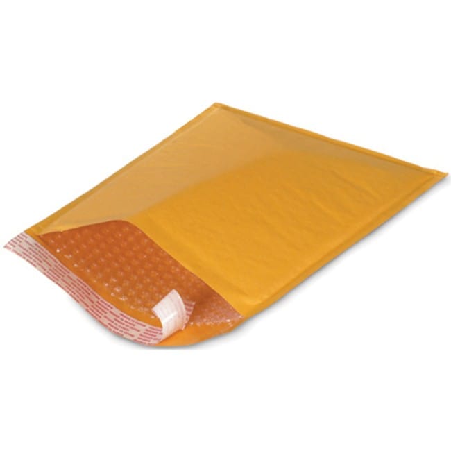 Kraft #00 5x10 Bubble Mailers Padded Envelopes (Case of 250) Business Envelopes