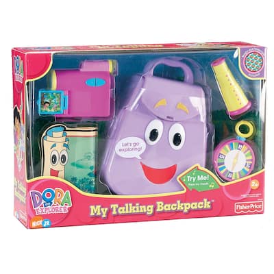 Fisher Price Dora the Explorer 'My Talking Backpack' Toy Set