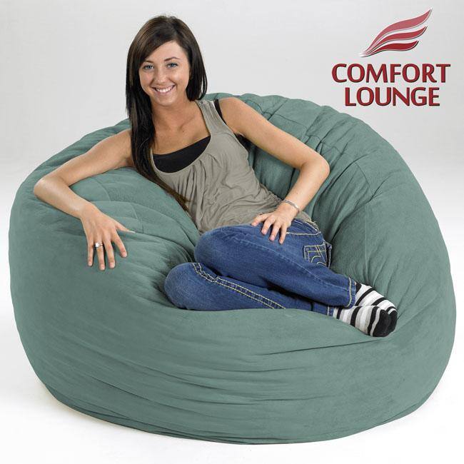 Comfort Lounge Teal Medium-size Memory Foam Lounge Bag