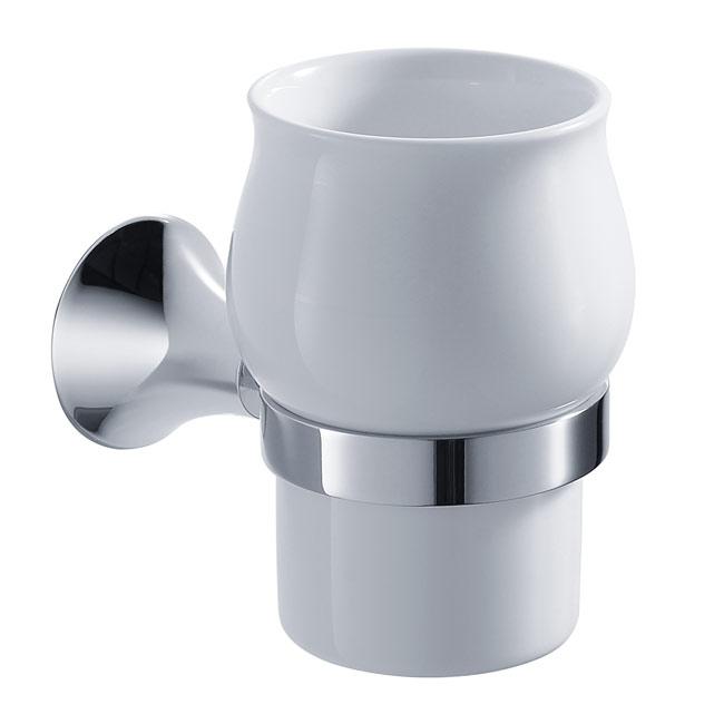 Kraus Amnis Bathroom Accessories Wall mounted Ceramic Tumbler Holder