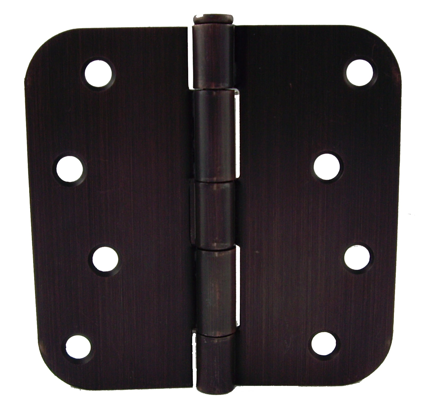 Gliderite 4 inch X 5/8 inch Radius Oil Rubbed Bronzel Door Hinges (case Of 24) (4 inches x 4 inches Corners 0.625 inch radius Thickness 2.5 mm Pin Removable   Knuckles 5 For Interior Residential Use   Matching Screws IncludedCase of 24 )