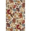 Safavieh Handmade Blossom Ivory Wool Rug - 8'9 x 12'