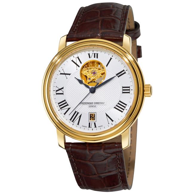 Frederique Constant Mens Persuasion Heart Beat Goldplated Watch