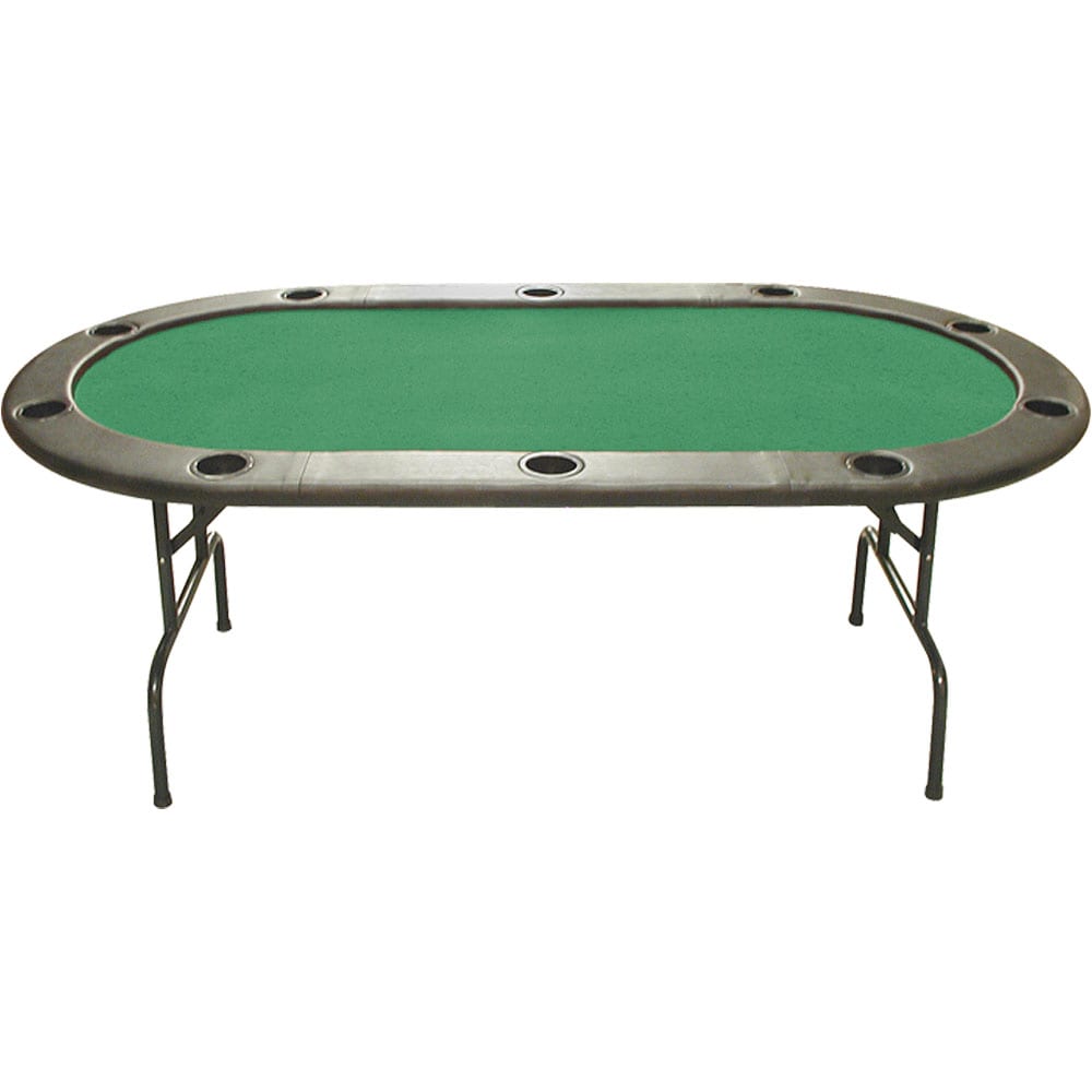 Round poker table size