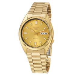 gold plated automatic watch
