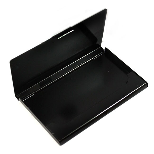 Aluminum Black Business / Credit Card Case Holder