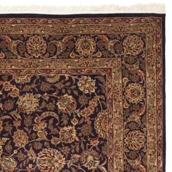 Asian Hand knotted Royal Kerman Purple Wool Rug (8 x 10)