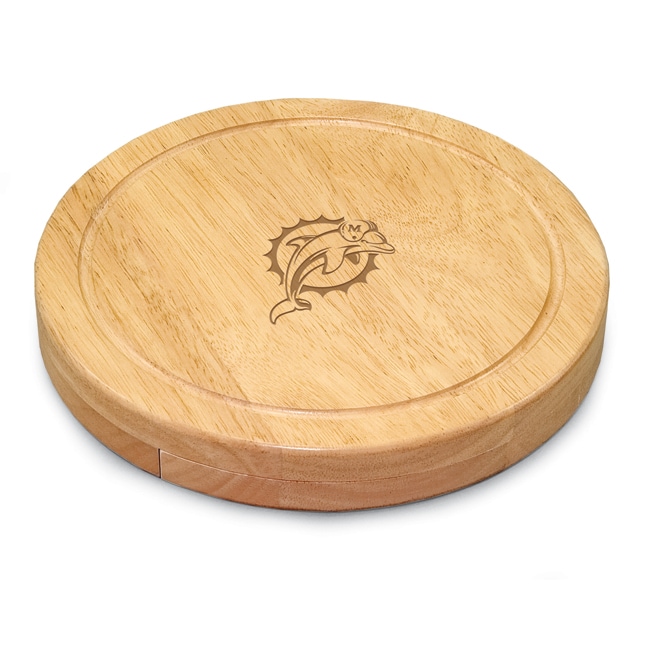 Picnic Time Miami Dolphins Circo Cheese Board Set 