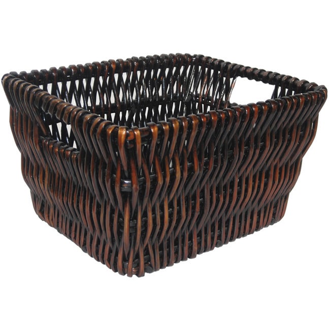 Medium Mocha Wicker Basket  