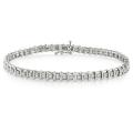 Sterling Silver 1ct TDW Diamond Tennis Bracelet