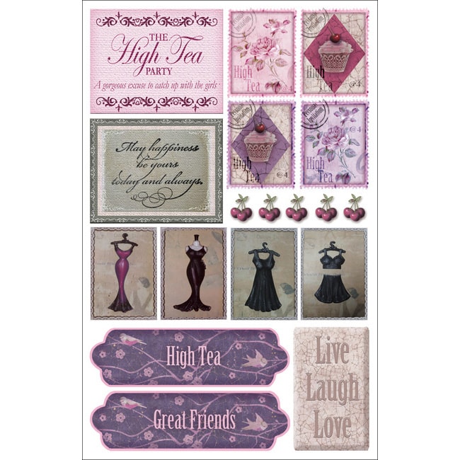 Fabscraps No. 1 High Tea Cardstock Stickers  ™ Shopping