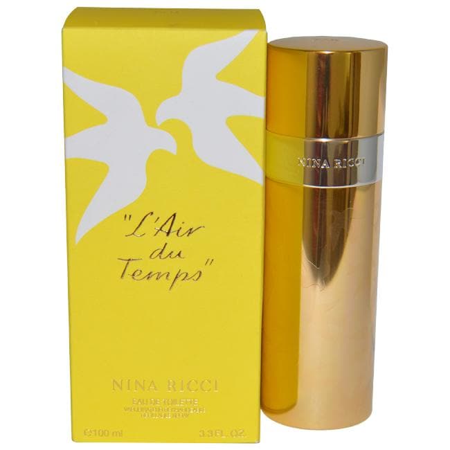 Nina Ricci Lair du Temps Womens 3.3 oz EDT Spray (Refillable 