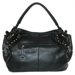 B-Collective Women's Studded Leather Hobo Bag - Overstock™ Shopping ...