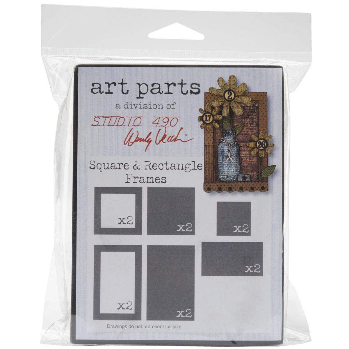 Wendy Vecchi Art Parts Square/ Rectangle Frames Stampers Anonymous Other Embellishments