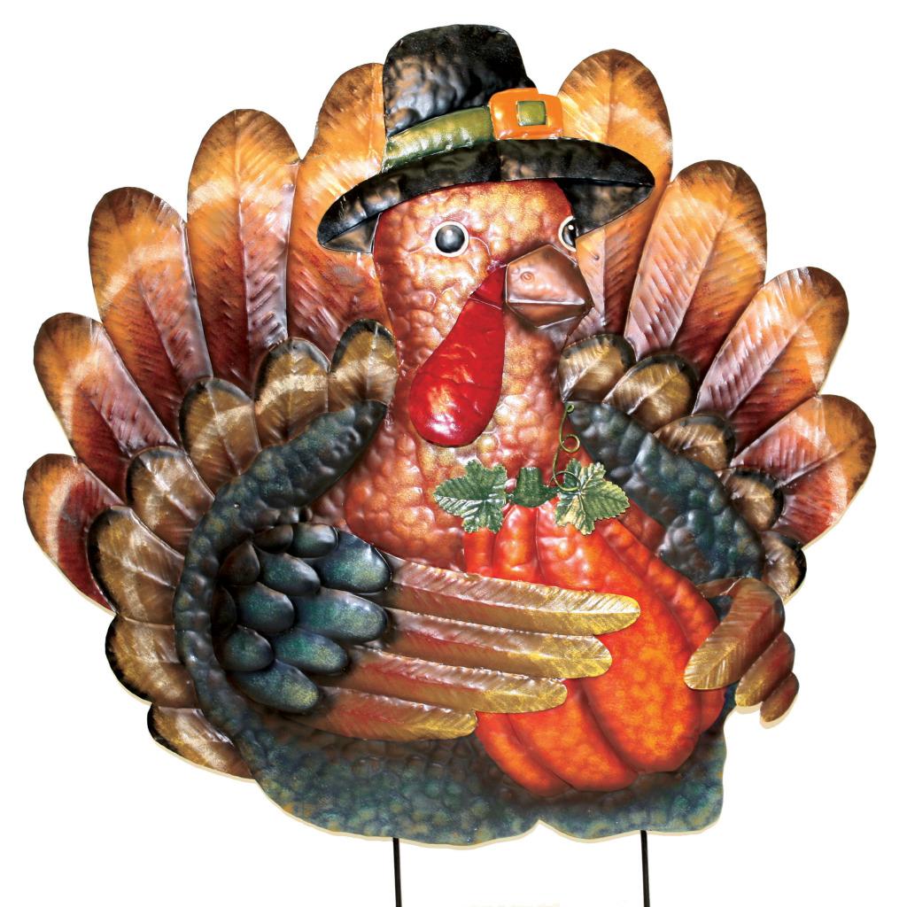 PD Home & Garden 29-inch Thanksgiving Turkey Yard Decor - Free Shipping ...