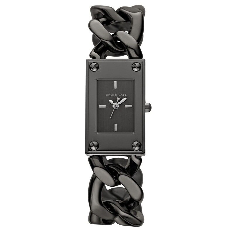 Michael Kors Women's Chain Bracelet Steel Watch - 13875941 - Overstock ...