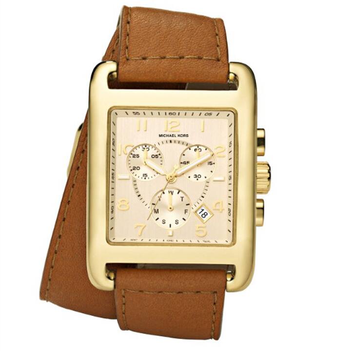 Michael Kors Women's Chronograph Leather Watch