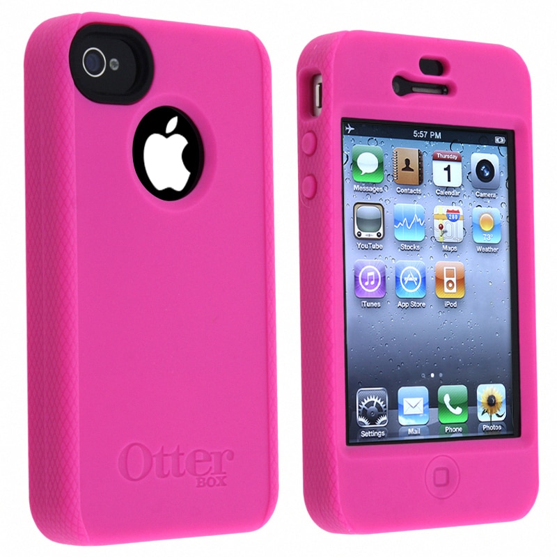 Otter Box Apple iPhone 4 Pink Impact Case  