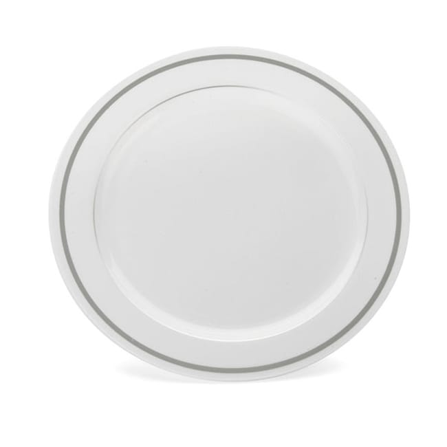 Heavyweight 7.5 inch China Like 20 piece Disposable Plates   