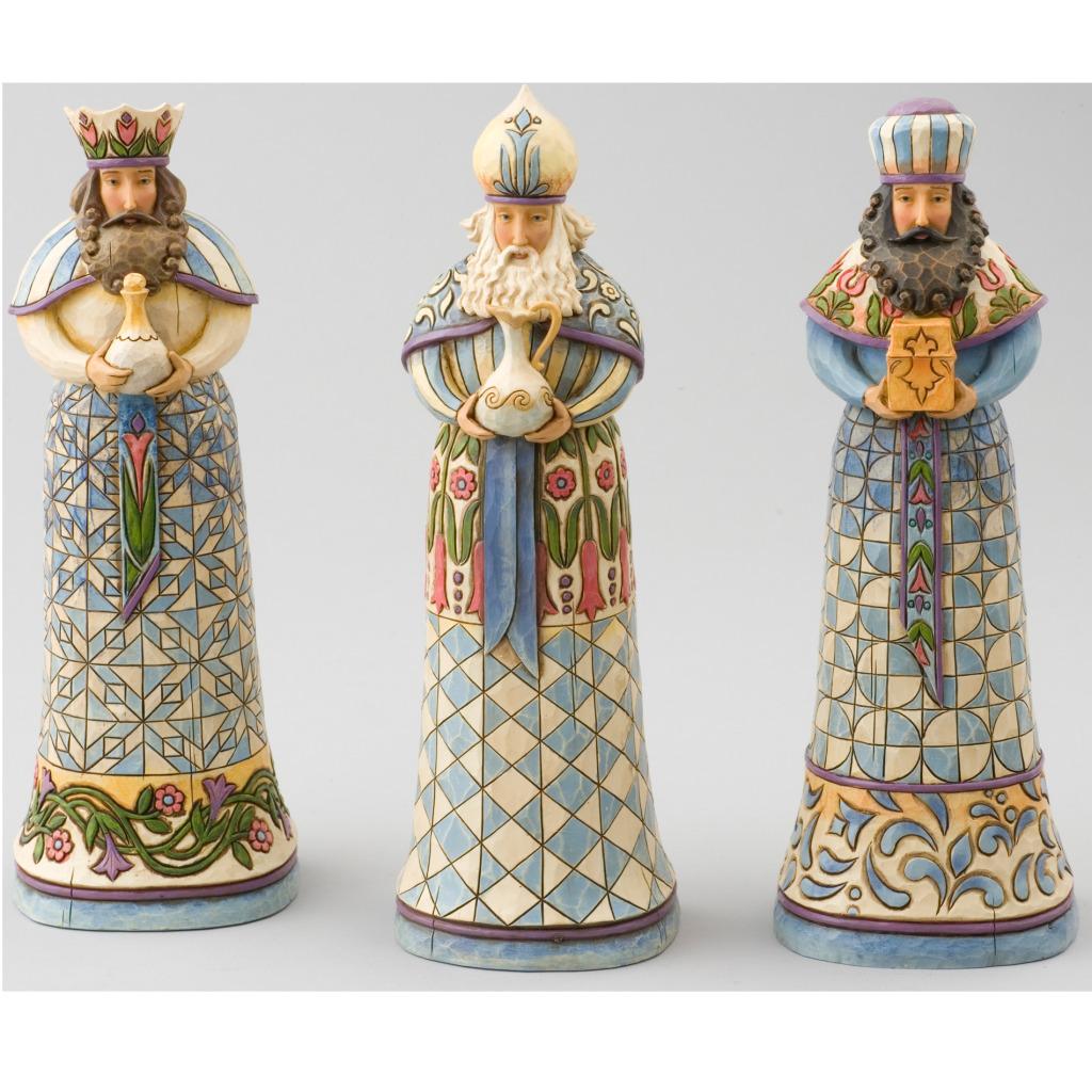 Jim Shore Three Wisemen Figurines - 13902038 - Overstock.com Shopping ...