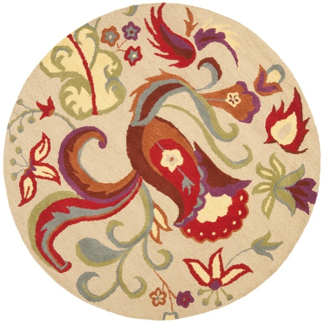 Floral Oval, Square, & Round Area Rugs from Buy Shaped