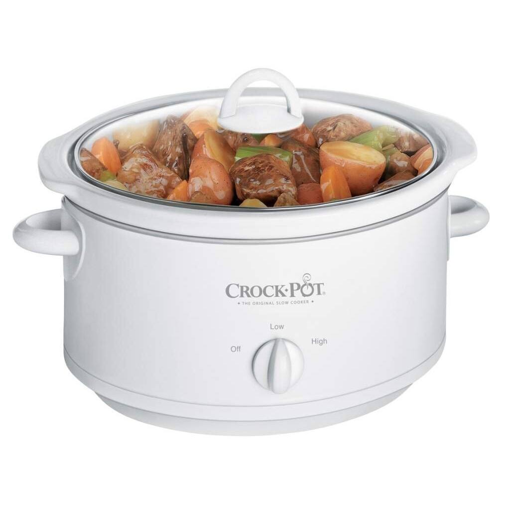 Crock Pot 3735-WN White 3.5-quart Slow Cooker
