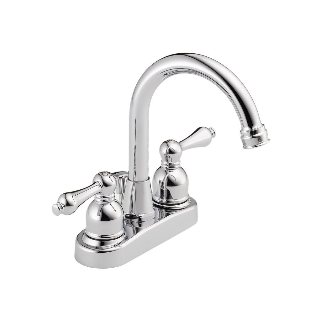 Delta Faucets Peerless 2-handle Centerset Chrome Lavatory Bathroom Faucet