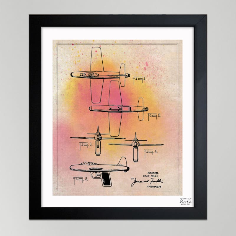 Oliver Gal 'Marx, Toy Gun, 1952' Framed Paper Wall Decor