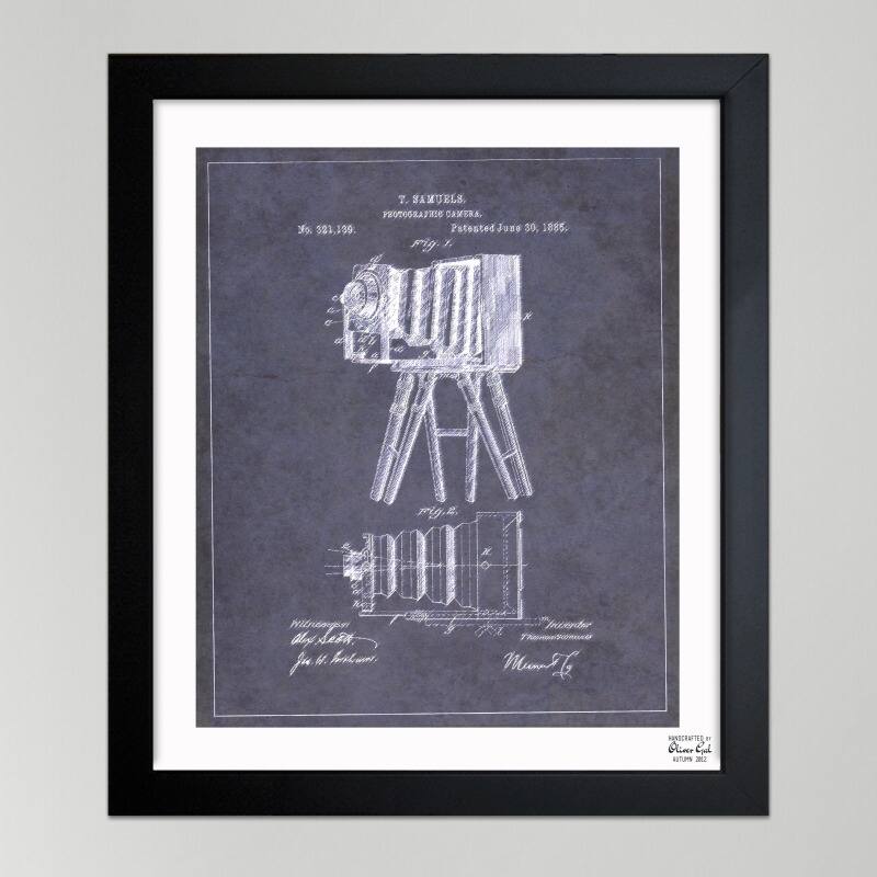 Oliver Gal 'Samuels Photographic Camera, 1885' Framed Paper Wall Decor
