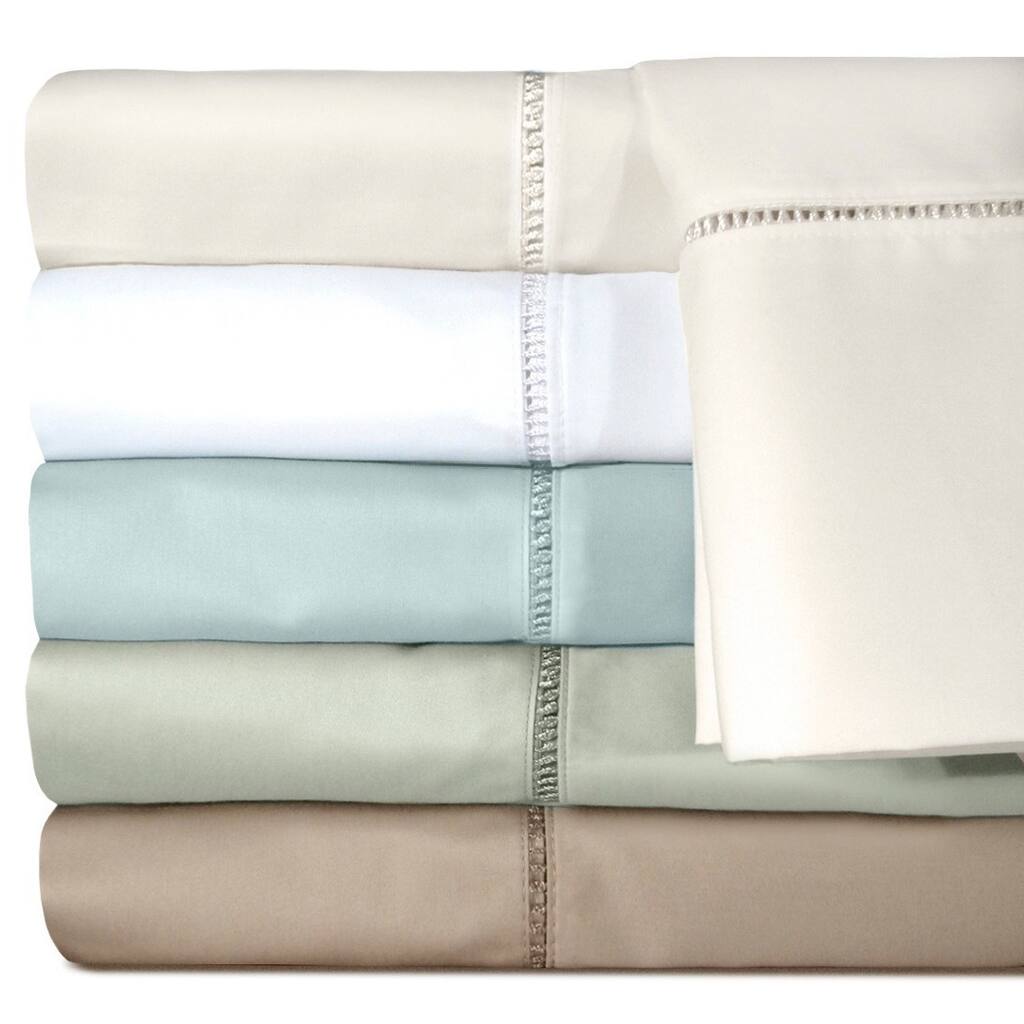 Grand Luxe Linford 500 Thread Count Egyptian Cotton Deep Pocket Sheet Separates