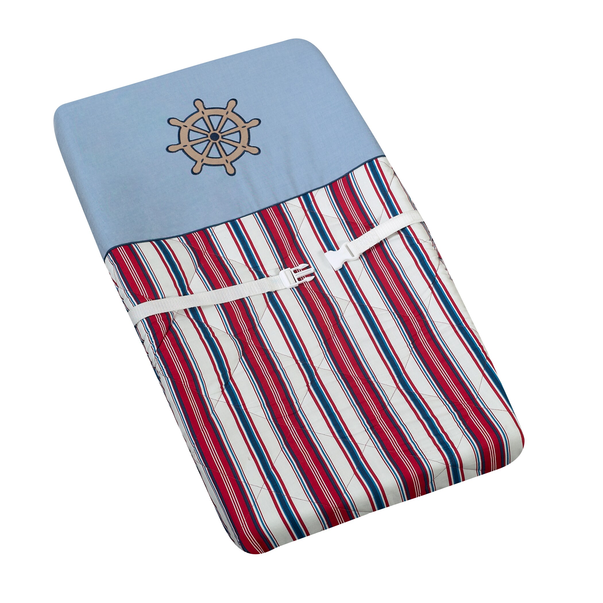 nautical changing pad cover