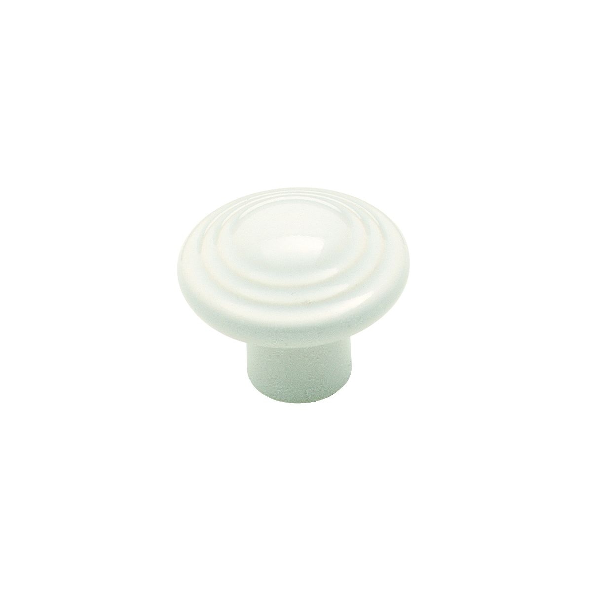 Amerock 3 Ring White Ceramic Cabinet Knob (pack Of 3)