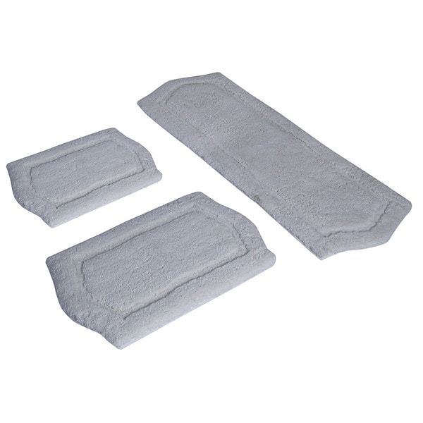 piece Ivory Memory Foam Bath Rug Set