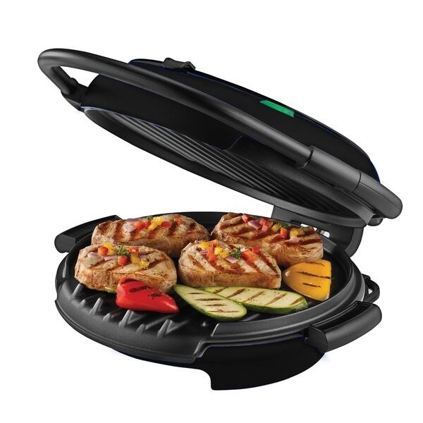 Shop George Foreman Grp106qpgb 360 Electric Nonstick Grill With