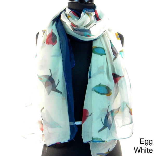 Stylized Bird Fashion Scarf   15114613   Shopping   The Best