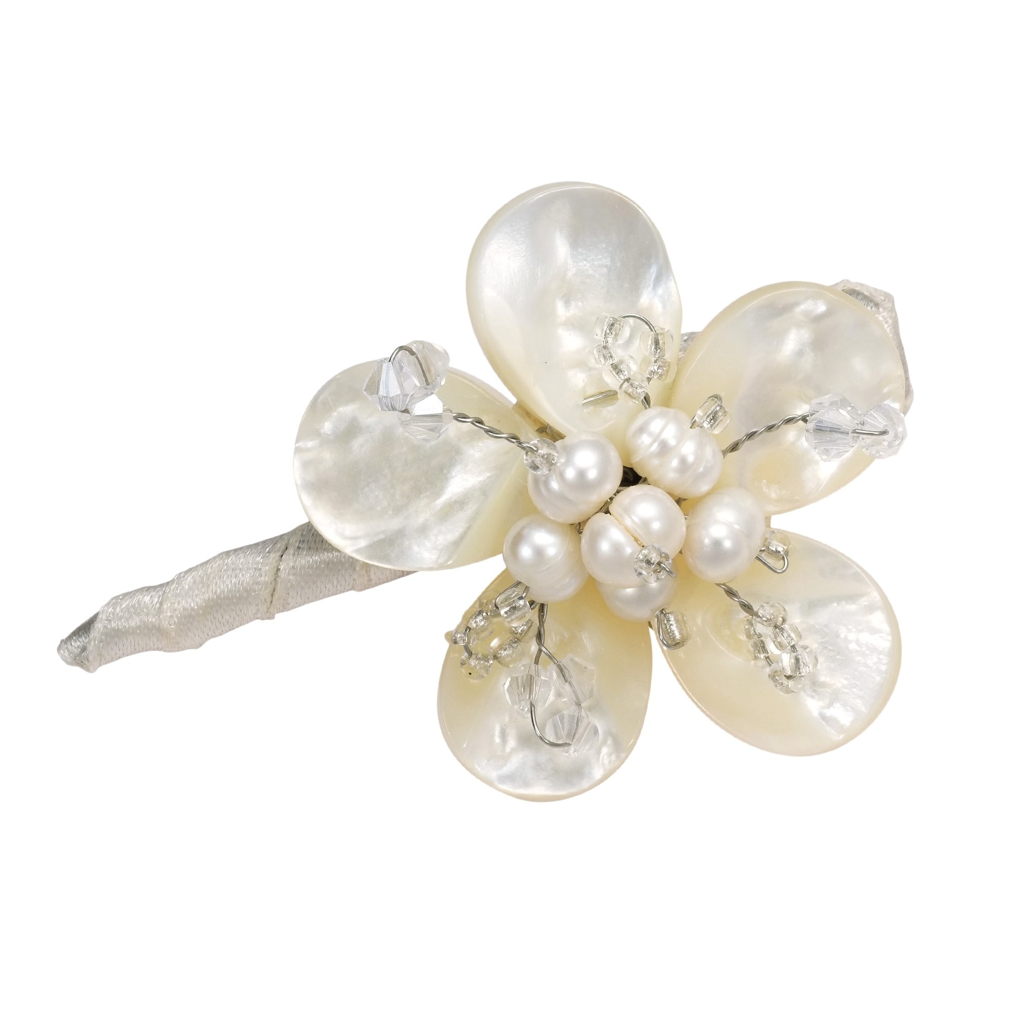 pearl daisy hair pins