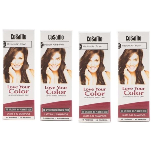 medium ash hair color dark cosamo love your color nonpermanent 777 medium ash brown hair pack of shop medium ash hair color dark cosamo love your color nonpermanent 777 medium ash brown hair pack of shop