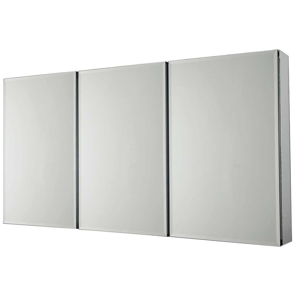 Beveled Mirror 3-Door Medicine Cabinet