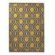 preview thumbnail 17 of 15, Hand-tufted Logan Grey/ Gold Wool Rug