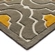 preview thumbnail 14 of 15, Hand-tufted Logan Grey/ Gold Wool Rug