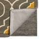 preview thumbnail 12 of 15, Hand-tufted Logan Grey/ Gold Wool Rug