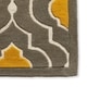 preview thumbnail 16 of 15, Hand-tufted Logan Grey/ Gold Wool Rug