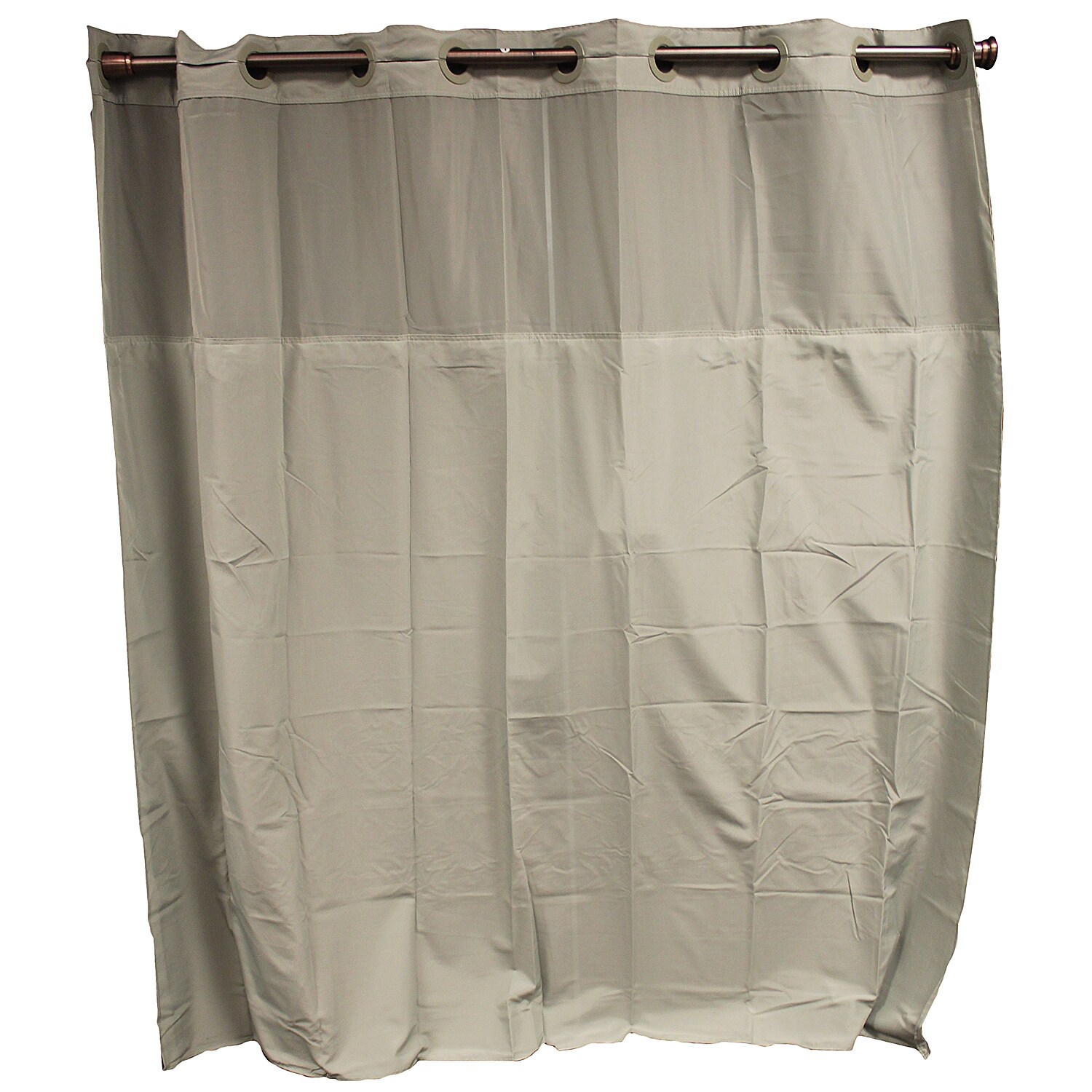 Shop Hookless Sage Green Shower Curtain Free Shipping Today