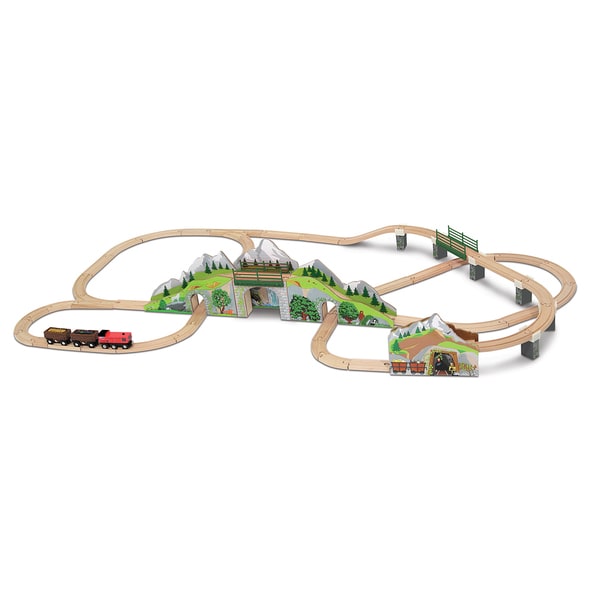 Melissa &amp; Doug Mountain Tunnel Train Set - Free Shipping Today 