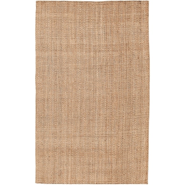 Hand-woven Terra Natural Fiber Solid Jute Area Rug - 9' x 13'
