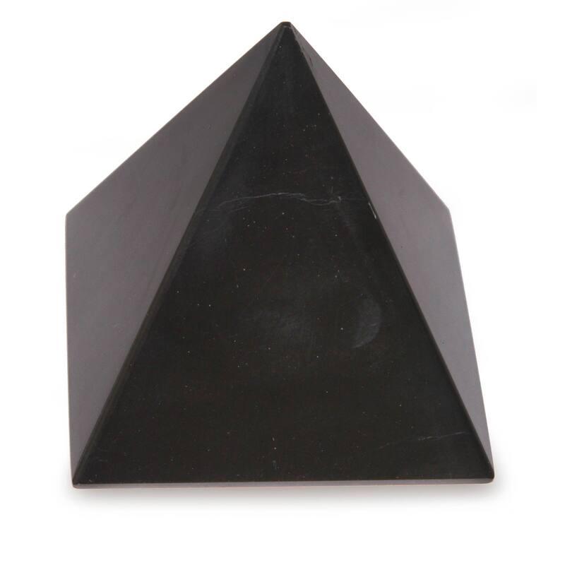 Black Night of Peace and Serenity Artisan Handmade Handsome Onyx Gemstone Art Powerful Symbol Paperweight Gift Pyramid (Peru)