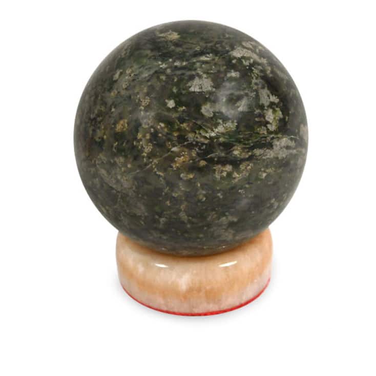 Nephrite 'Jade Mystique' Sphere , Handmade in Peru